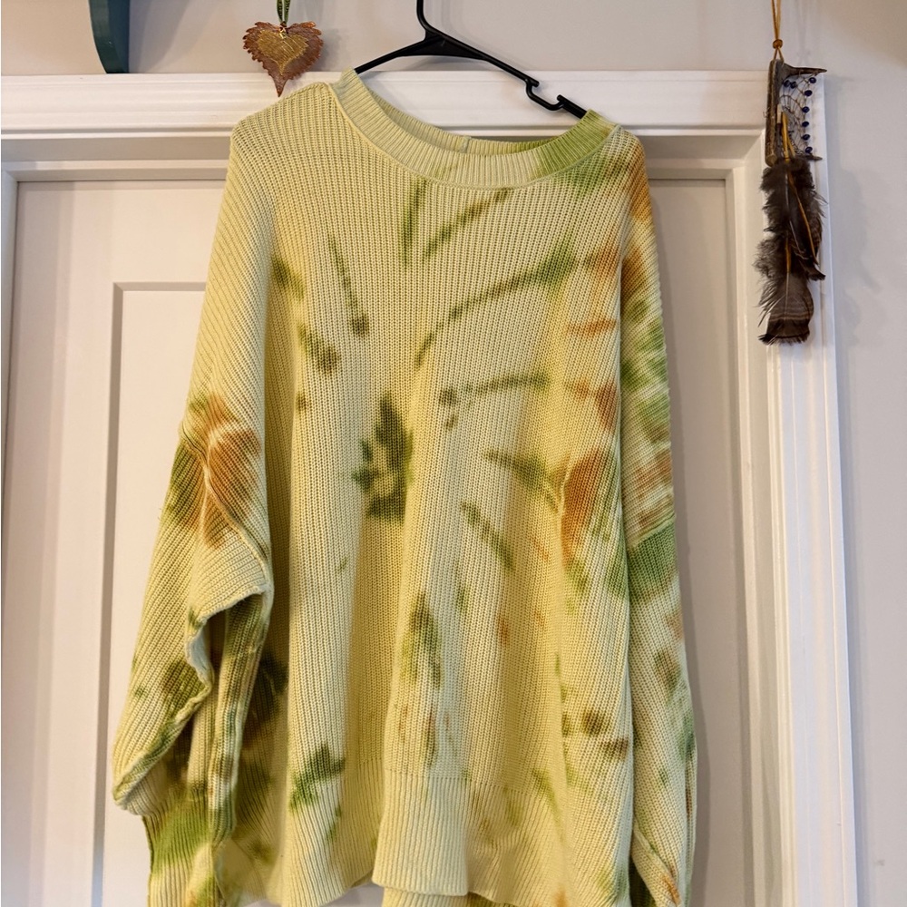 Aerie Multicolor Crew Neck Sweater